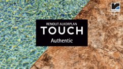 Bazénová fólie ALKORPLAN TOUCH - AUTHENTIC; 1,65m šíře, 2,0 mm, 25m role
