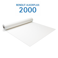 Bazénová fólie Alkorplan 2000 - Bílá; 1,65m šíře, 1,5mm, 25m role