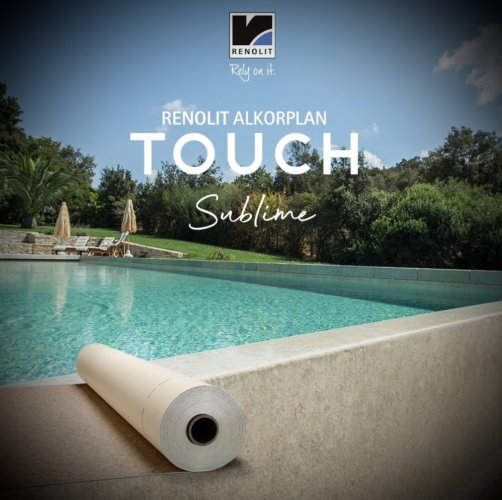 Bazénová fólie ALKORPLAN TOUCH - SUBLIME ; 1,65m šíře, 2,0mm, 25m role