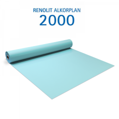 Bazénová fólie Alkorplan 2000 - Světle modrá; 1,65m šíře, 1,5mm, 25m role