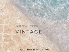 Bazénová fólie ALKORPLAN VOGUE - Vintage; 1,65m šíře, 2,0mm, 21m role